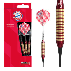 BULL'S FC Bayern München Soft Dart, 18g., Brass