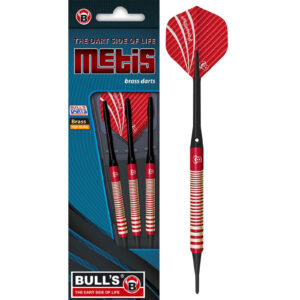 Softdart Bull's, Metis, Messing, 18g, Rot
