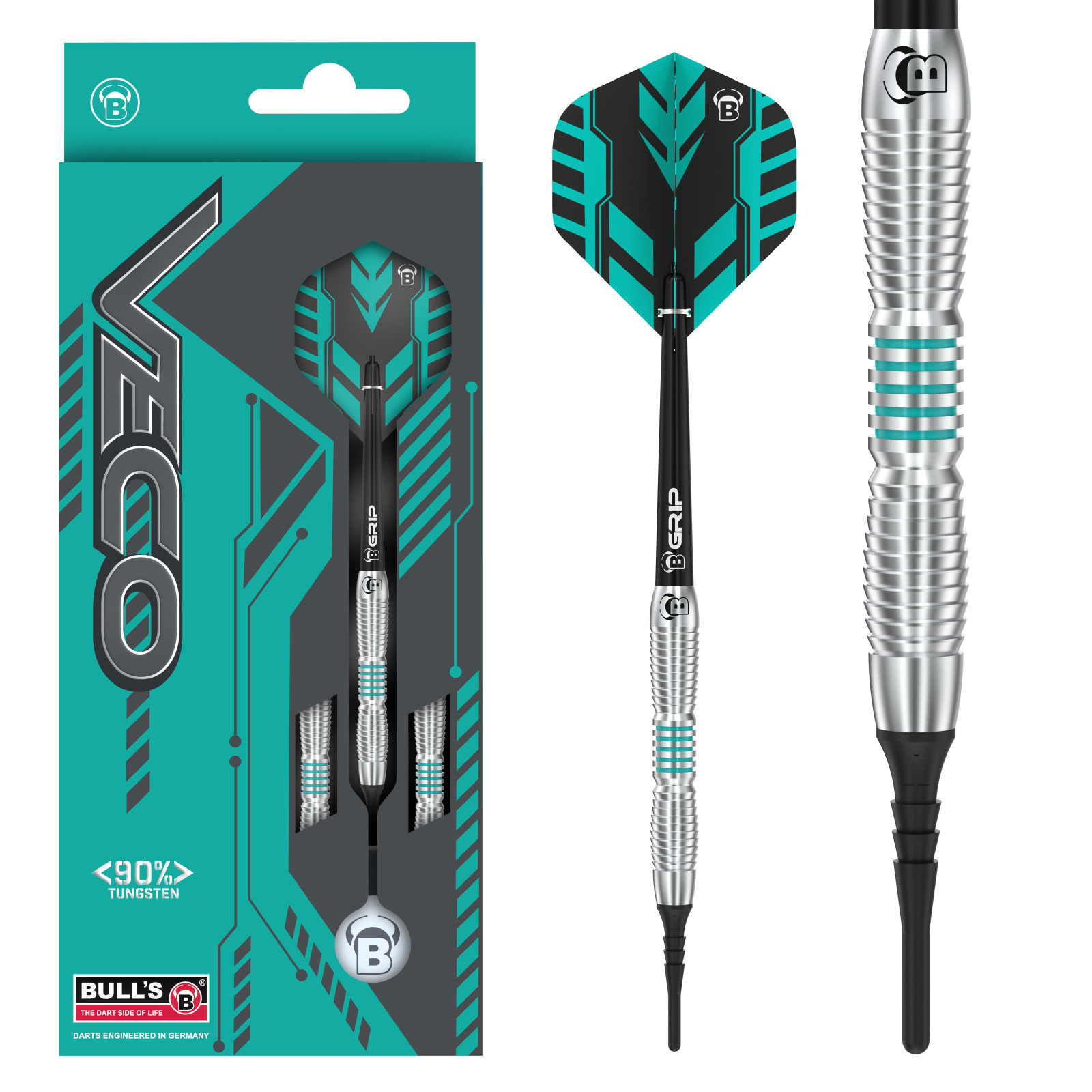 BULL'S Veco V1 Soft Dart, 18g., 90% Tungsten
