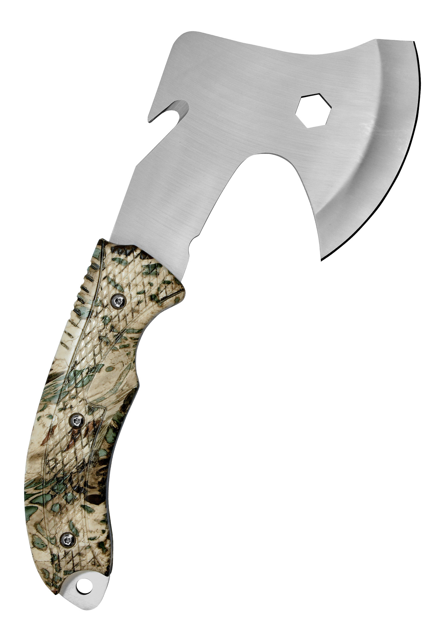 Camillus Axt Rig, 420er Stahl, 28cm, Griff camour – Bild 3