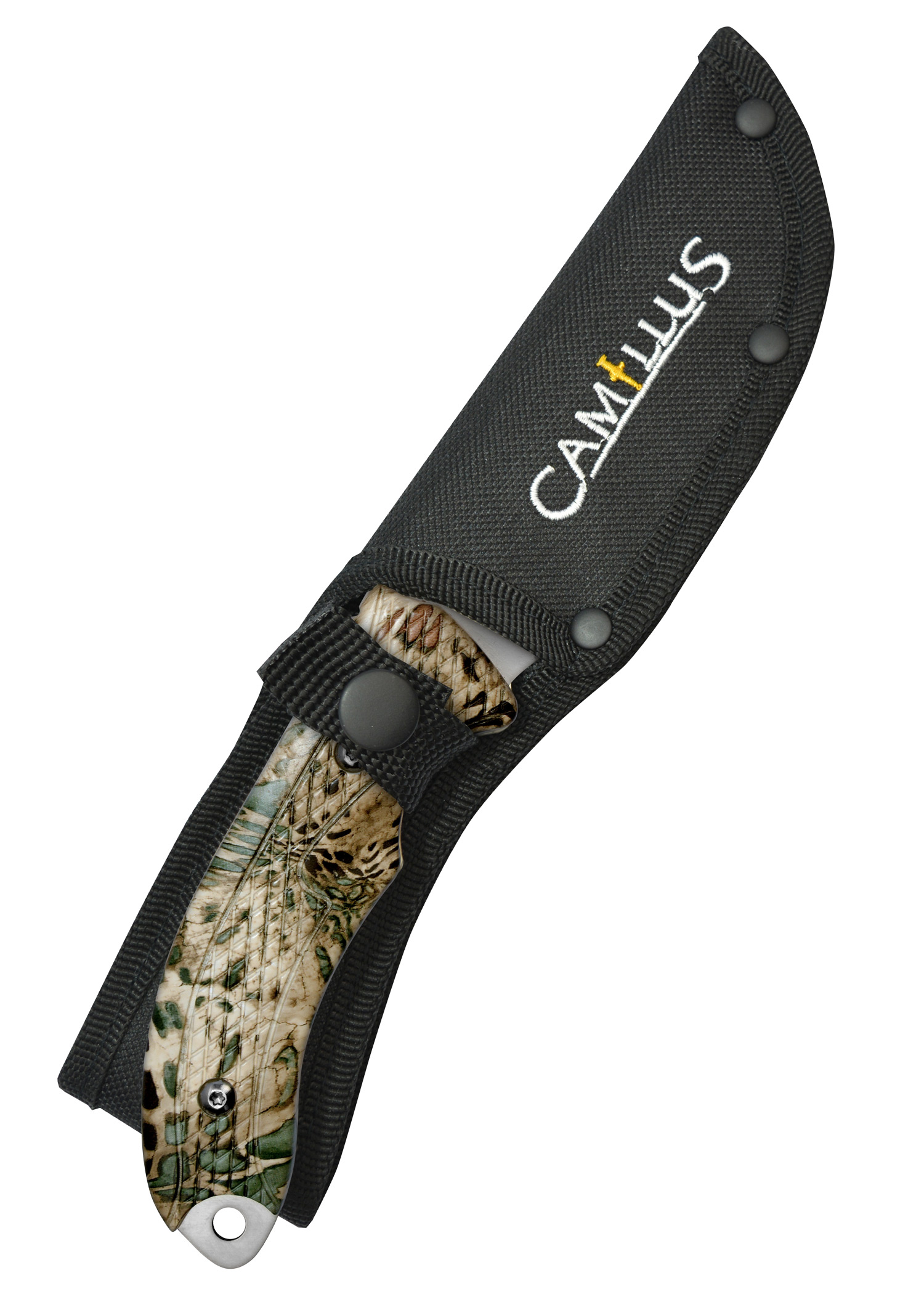 Camillus Outdoormesser Mask, 420er Stahl, 22,9cm, Camour – Bild 5