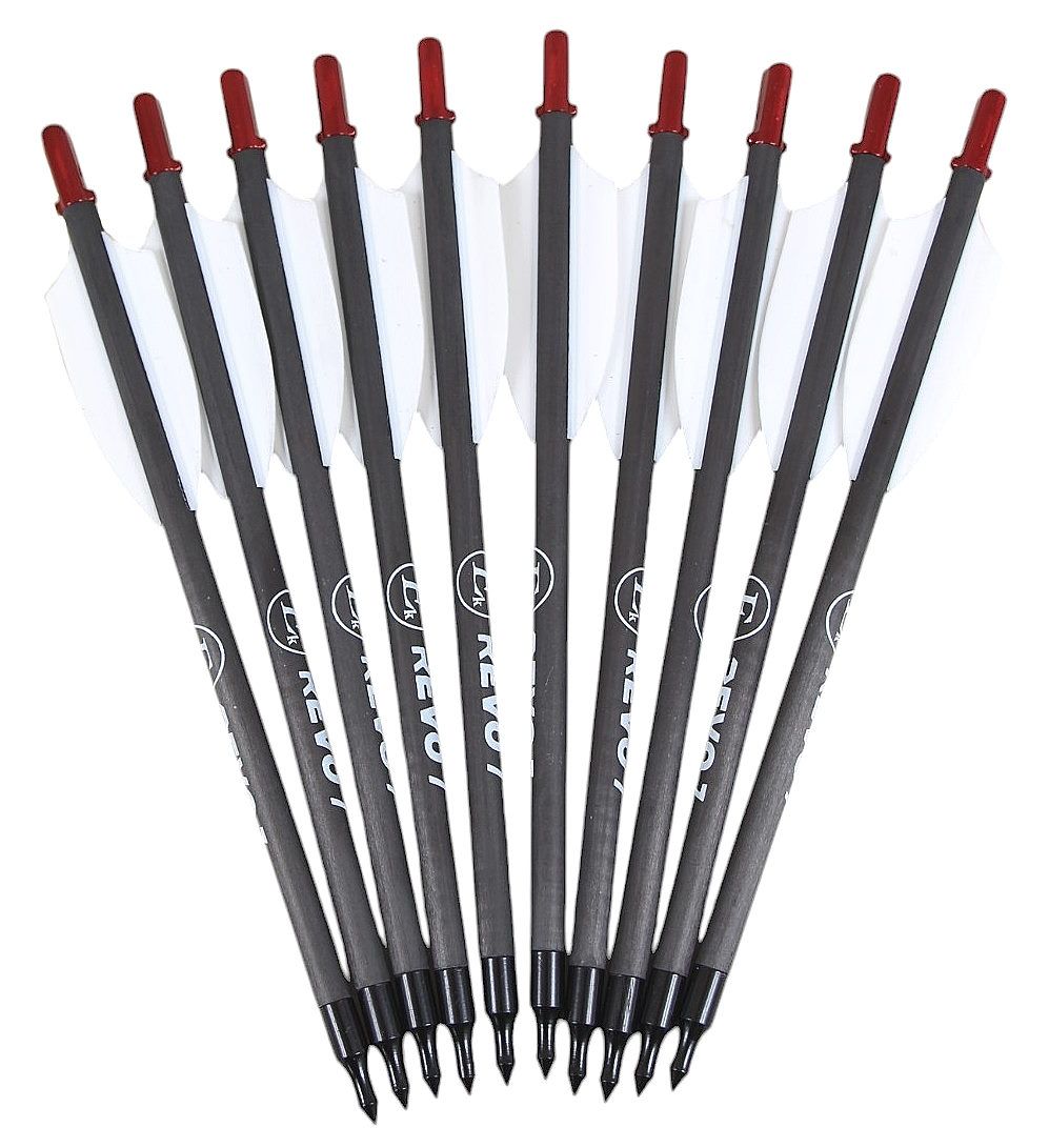 Ek-Archery Armbrustbolzen für REVO 7 & REVO 12, Carbon