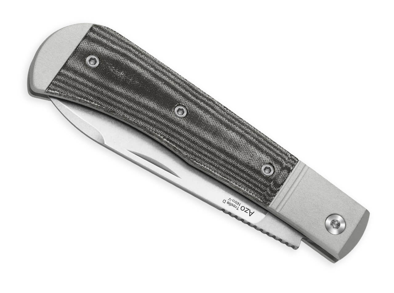 Kizer Trestle D Nitro-V, Aluminum, Micarta, Taschenmesser – Bild 4