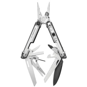 Leatherman Tool, ARC MagnaCut Klingenstahl, 20 Werkzeuge, mit Bitkit, MIT Futteral, silber