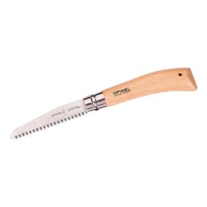 Opinel Klappsäge mit Buchenholzgriff, No 12, Carbonstahl