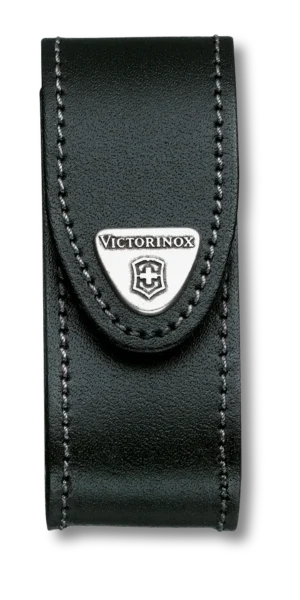 Victorinox Etui für 91mm Modelle, Leder, Schwarz