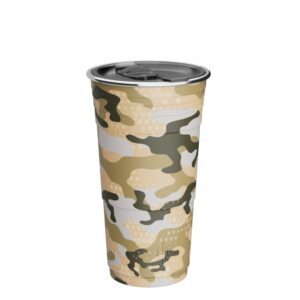 Wyld Gear WYLD CUP 24 OZ (709 ml), Trinkbecher, 18/8 Edelstahl, desert camo