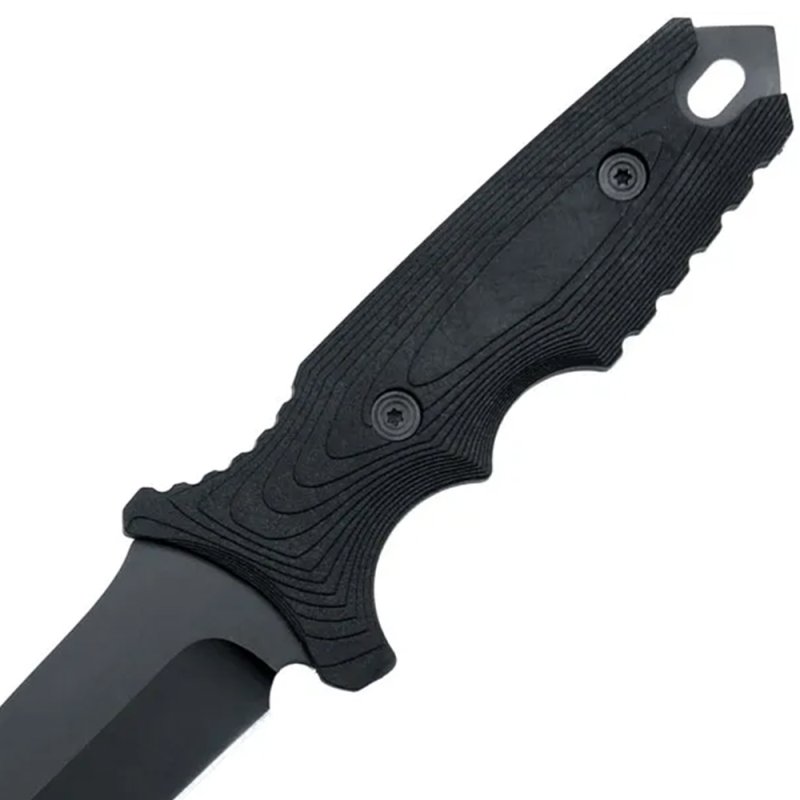 Anglo Arms Black Phantom, feststehendes Messer, Kunststoffscheide – Bild 5