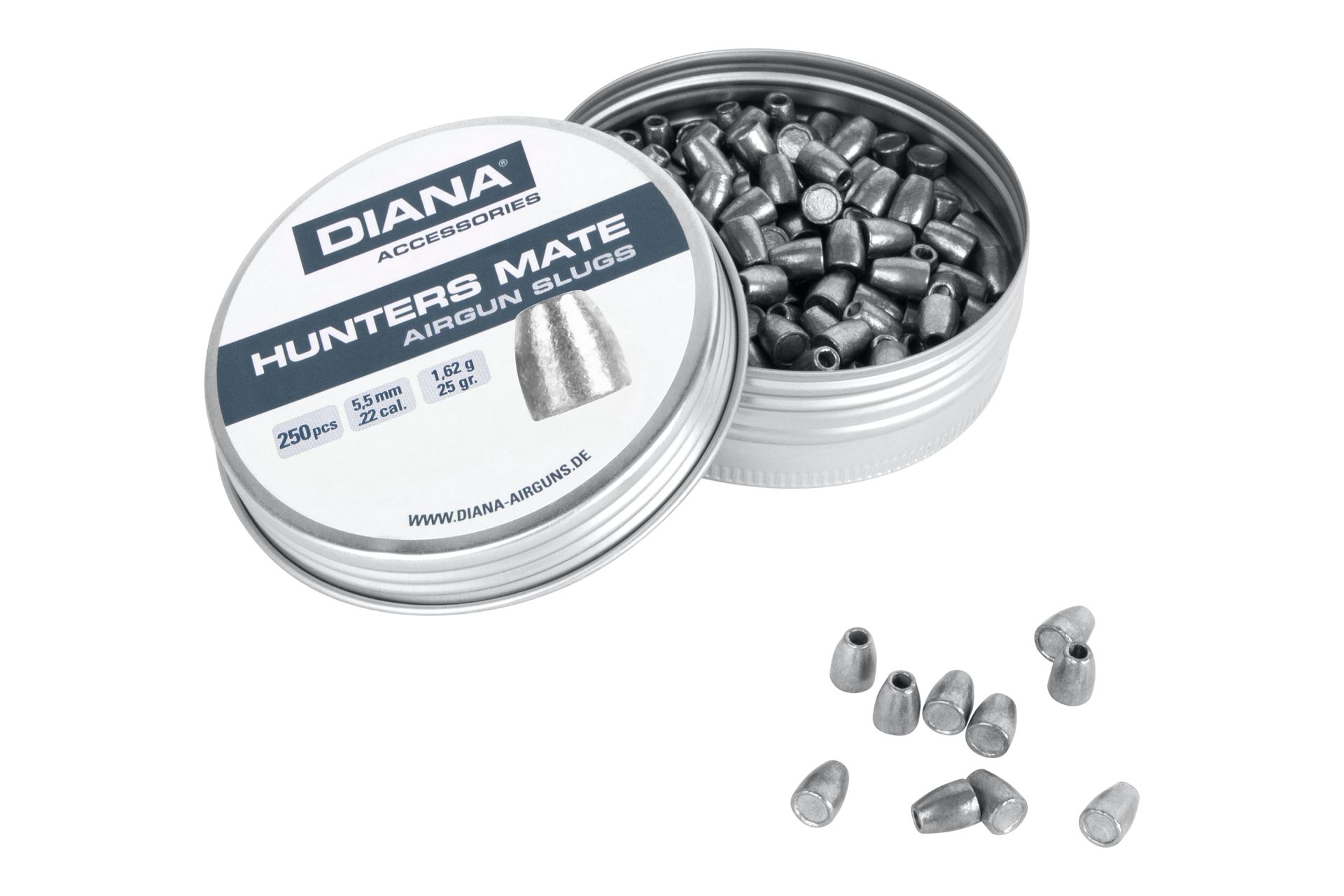 DIANA Hunters Mate Slugs, 5,5mm (.22), 250 Stück