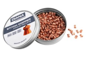 DIANA Spitzkopf Diabolos verkupfert glatt, 5,5mm (.22), 250 Stück