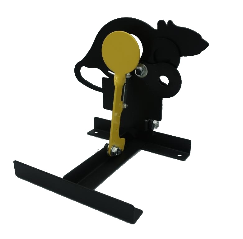 First Strike Silhouette Ratte, Metall Klappfallscheibe, Kugelfang – Bild 3