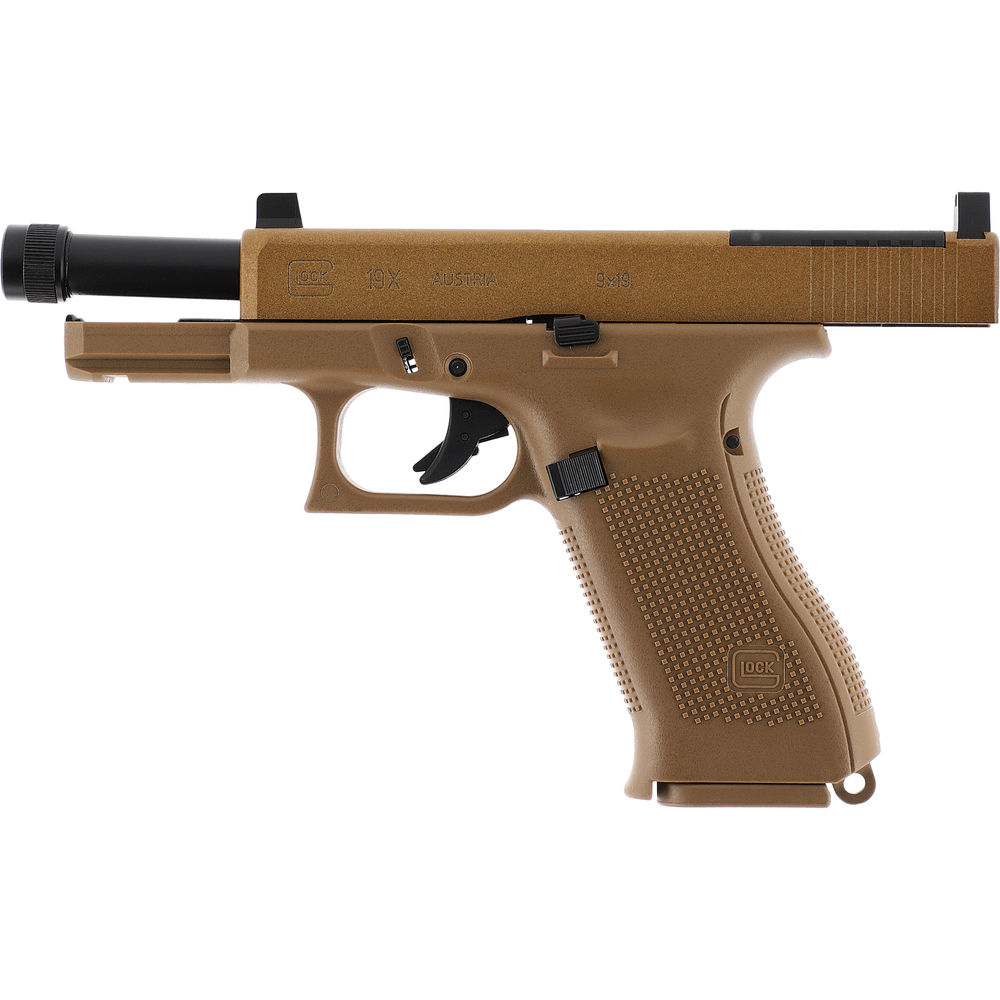 GLOCK 19X MOS, cal. 4,5 mm (.177) BB, CO2, < 2,0 J, Coyote – Bild 3