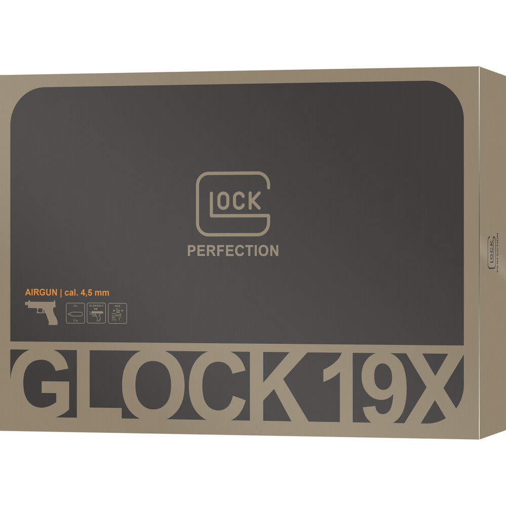 GLOCK 19X MOS, cal. 4,5 mm (.177) BB, CO2, < 2,0 J, Coyote – Bild 6