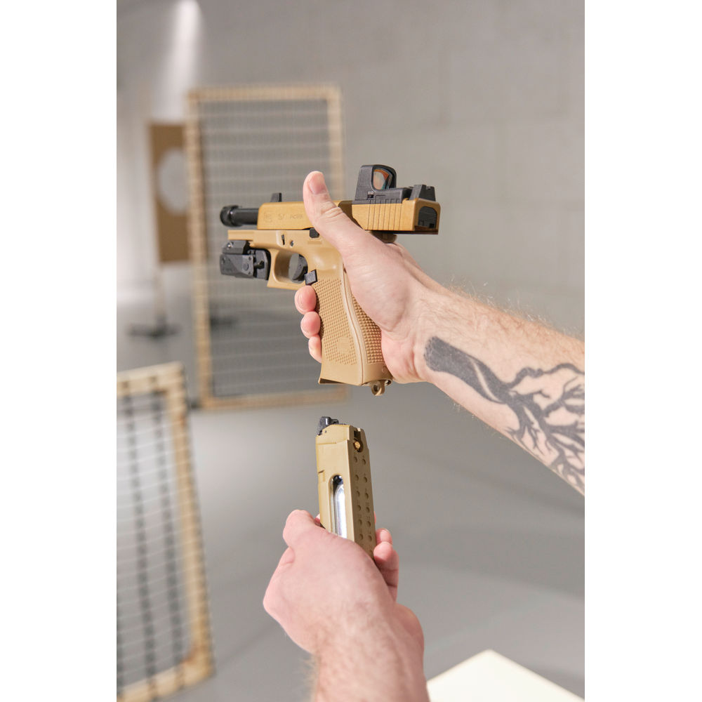 GLOCK 19X MOS, cal. 4,5 mm (.177) BB, CO2, < 2,0 J, Coyote – Bild 8