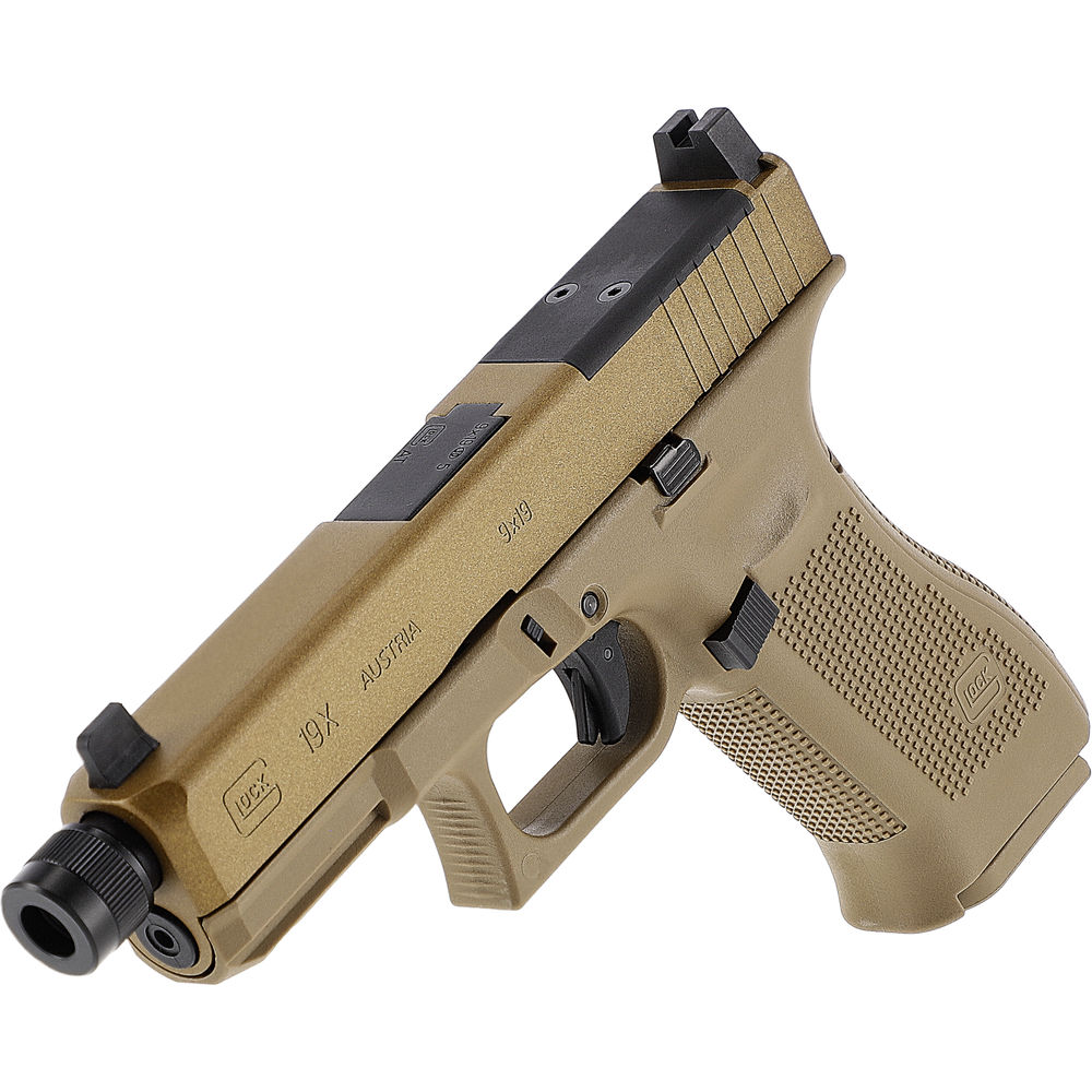 GLOCK 19X MOS, cal. 6 mm BB, CO2, < 1,0 J, Coyote – Bild 6