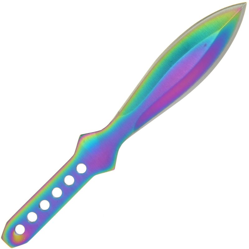 Golan 3er Set Wurfmesser, 15,7cm, Rainbowfarben, bunt – Bild 3
