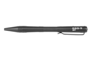 GSG9 TacPen Kubotan BAP1, Aluminium, 140x12mm, Schwarz