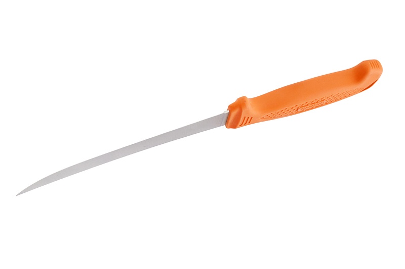 Filetiermesser, Klassik, Orange, Large, Scheide – Bild 4
