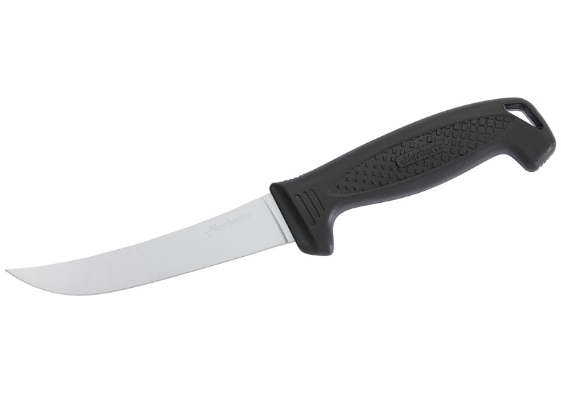 Herbertz Filetiermesser, Klassik, Schwarz, Small, Scheide
