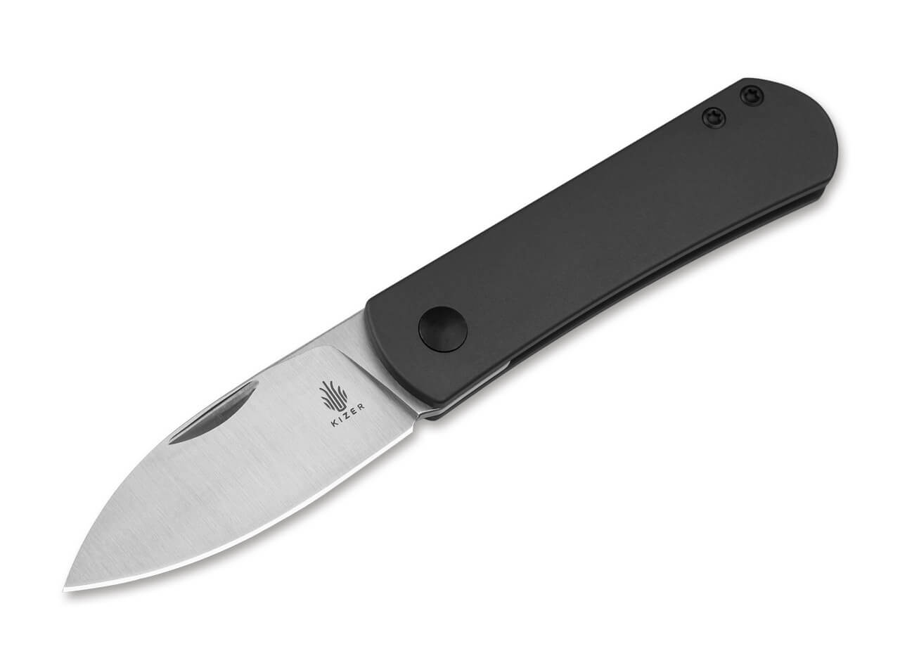 Kizer Yorkie Nitro-V Aluminum Gray, Taschenmesser, Hosenclip