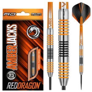 Red Dragon Darts Amberjack 4, Steeldart, 23g, Tungsten