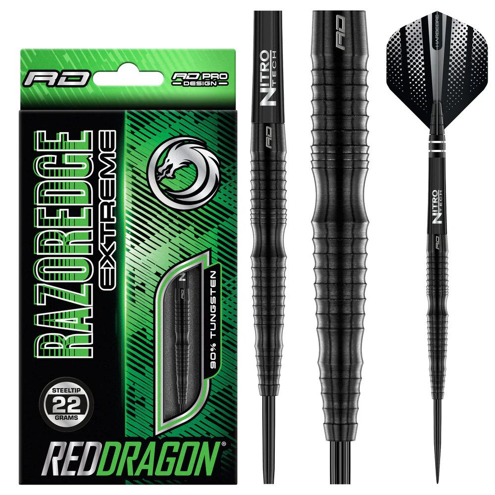 Red Dragon Darts Razor Edge Extreme, Steeldart, 22g, Tungsten