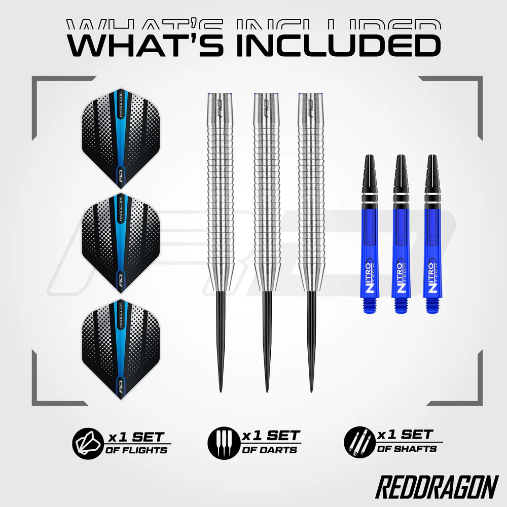 Red Dragon Darts Razor Edge Original, Steeldart, 23g, Tungsten – Bild 6