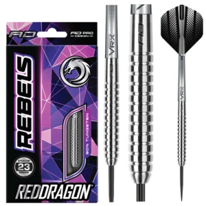 Red Dragon Darts Rebels, Steeldart, 23g, Tungsten