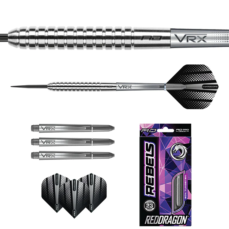 Red Dragon Darts Rebels, Steeldart, 23g, Tungsten – Bild 4