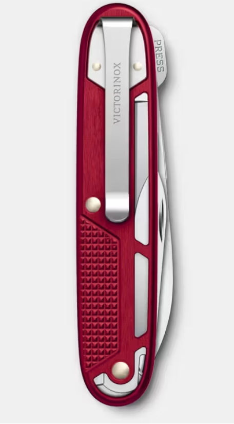 Victorinox Taschenmesser Synergy Alox mit Clip, 9 Funktionen, rot – Bild 3