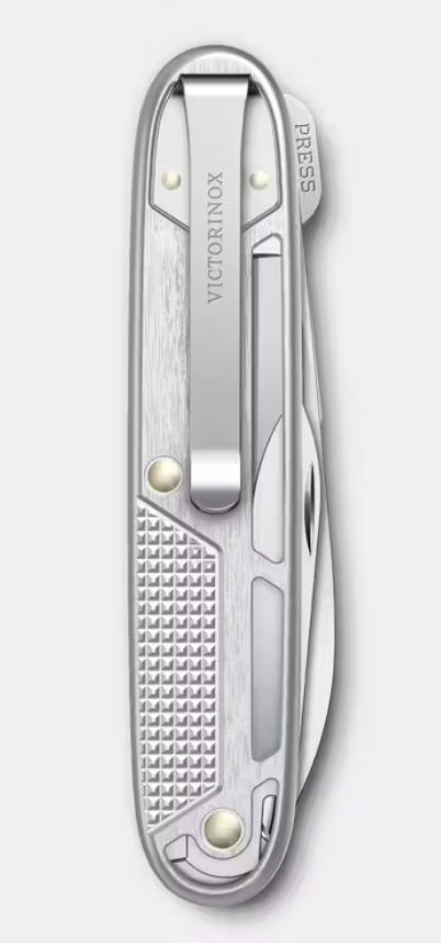 Victorinox Taschenmesser Synergy Alox mit Clip, 9 Funktionen, silber – Bild 3