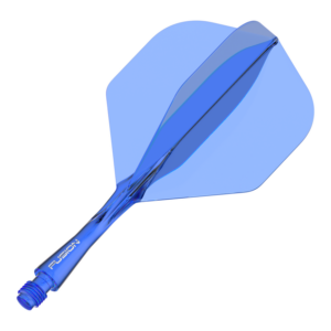 Winmau Fusion Flight-Shaft-System, No.2, Blau, Short (22 mm)