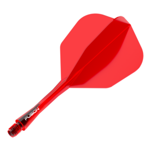 Winmau Fusion Flight-Shaft-System, No.6, Rot, Intermediate (28 mm)