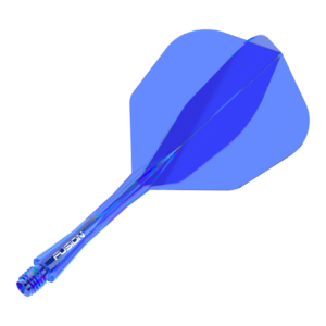 Winmau Fusion Flight-Shaft-System, No.6, Blau, Intermediate (28 mm)