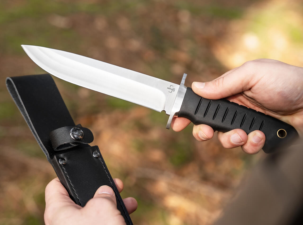 Böker Plus Sledgedog, feststehendes Messer, Gürtelscheide – Bild 4
