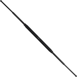 Blackfield Doppelschlagstock aus Stahl, 2x21", 40/106cm, 2 teilig zerlegbar, Schwarz