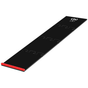 Bull's Puzzle Dartmatte mit Oche, zerrlegbar, Schaumstoff, 2,37m, schwarz