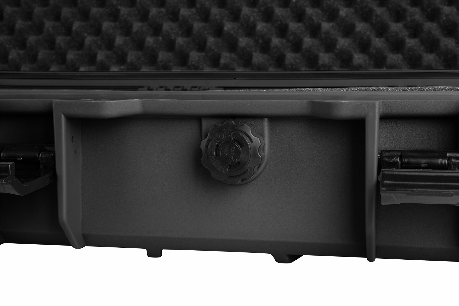 Kunststoffkoffer Lang mit Rollen in schwarz, 100x35x14cm – Bild 5