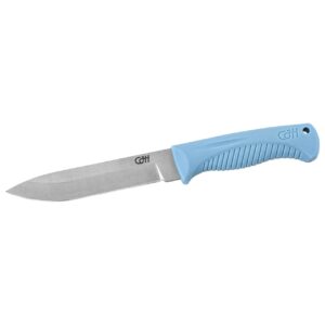 Herbertz CJH Outdoormesser, GFN blau, feststehend, Scheide