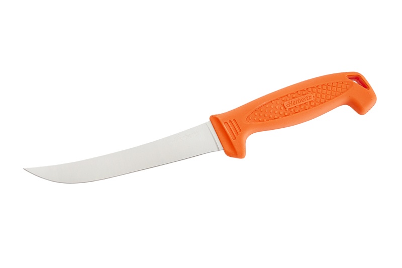 Herbertz Filetiermesser, Klassik, Orange, Medium, Scheide