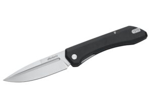 Herbertz Outdoor-Taschenmesser, Liner Lock, schwarz, G10