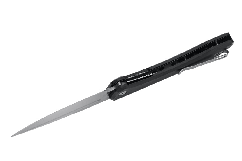 Herbertz Outdoor-Taschenmesser, Liner Lock, schwarz, G10 – Bild 3