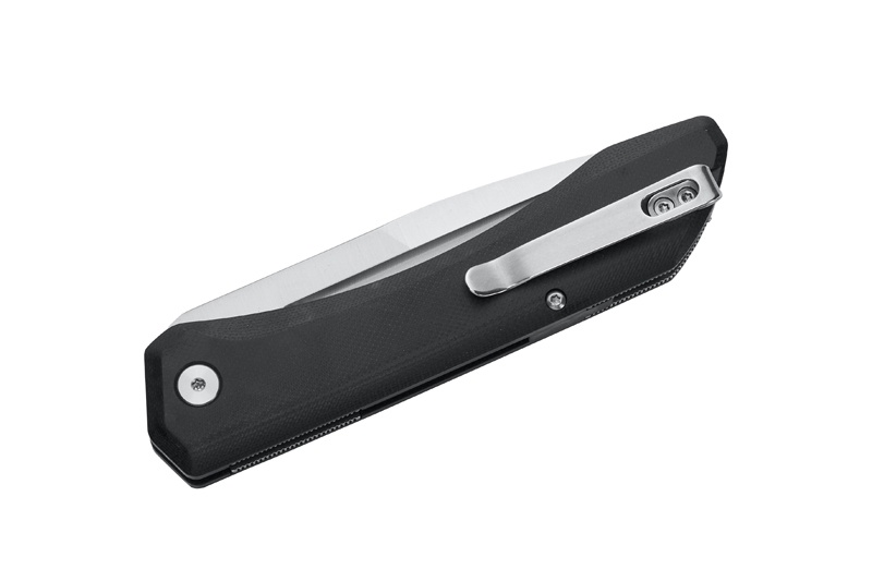 Herbertz Outdoor-Taschenmesser, Liner Lock, schwarz, G10 – Bild 5