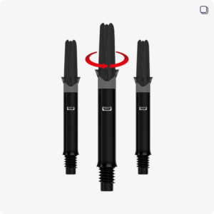 L-Style Nylonshaft Silent, drehbares Top, 46mm Länge, schwarz