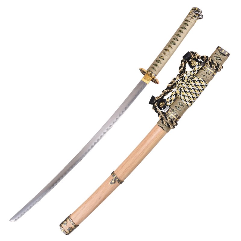Amont Dekoratives-Katana mit Holzscheide, Stahlklinge