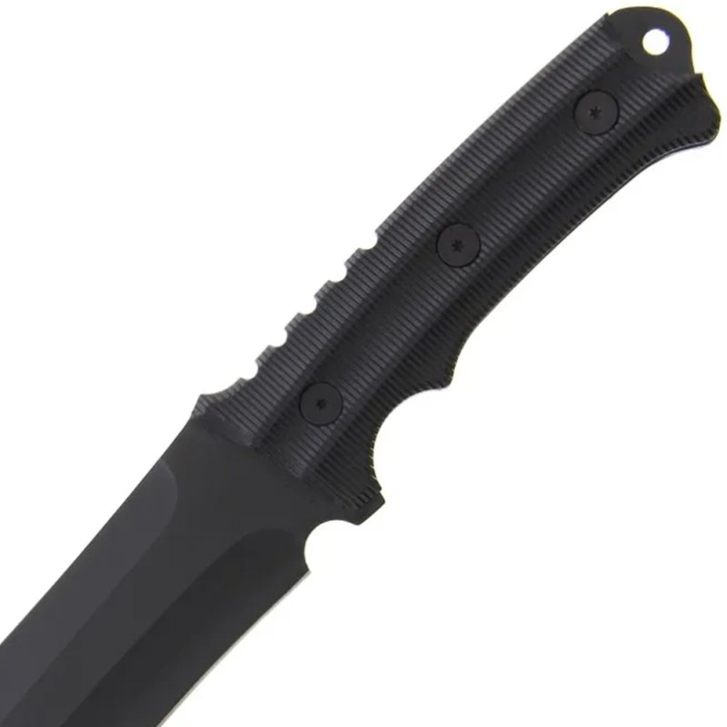 Anglo Arms Outdoormesser Full Tang, Nylonscheide, Schwarz – Bild 3