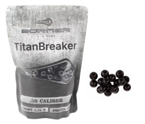 Borner .50 Cal TitanBreaker, Stahlkugel, 5,75 g, 200 Stück