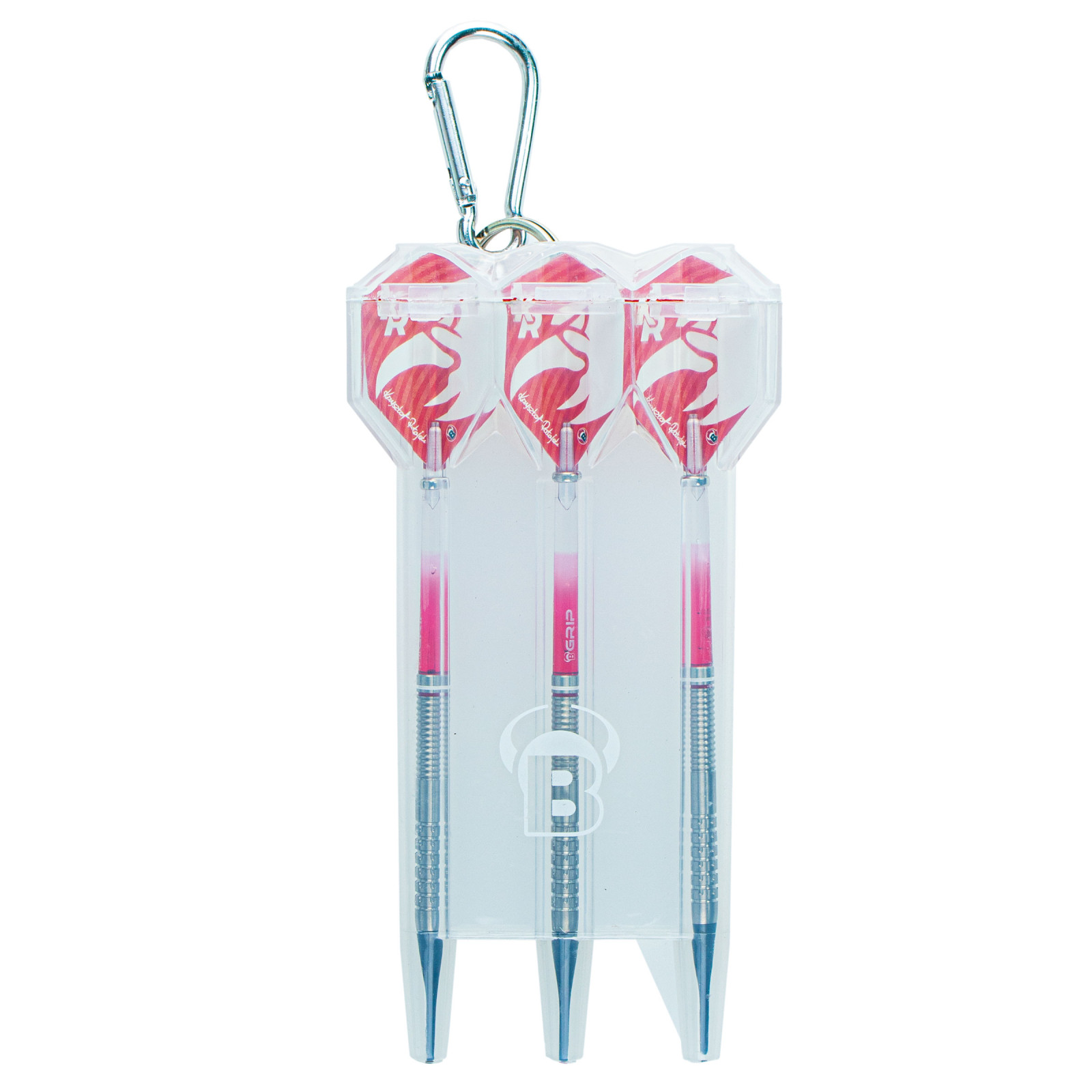 Bull´s Hartplastik Dartcase für Steeldarts, Softdarts AcraX, Transparent – Bild 3