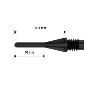 Bull´s Starpointspitzen Softdartspitzen 100 Stück Beutel schwarz