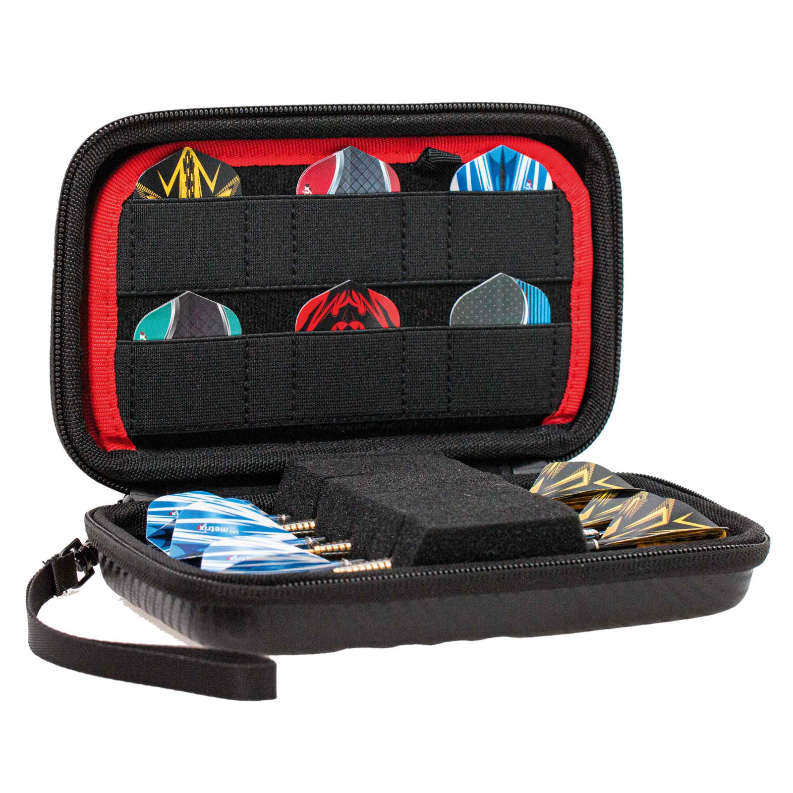 Bull's Dart Tasche Hardcase Orbis XL, Carbon, schwarz, 190x110x50mm – Bild 4